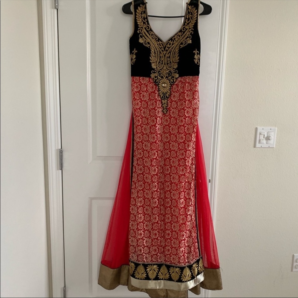 Floor length anarkali gown Indian dress